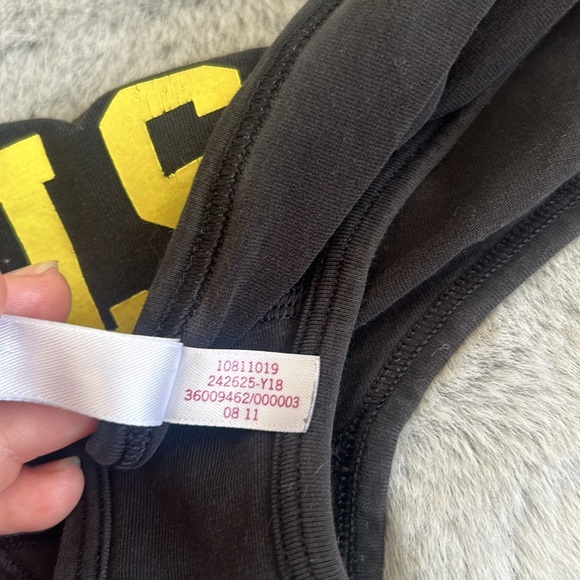 Y2K Vintage PINK Victoria’s Secret “Stop Staring” extra low rise hipster panty S - Picture 4 of 5